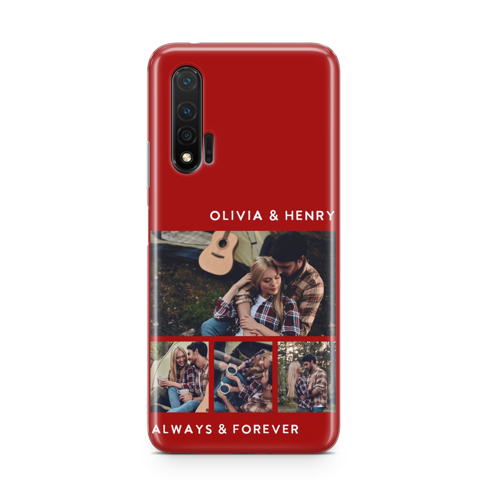 Couples Photo Collage Personalised Huawei Nova 6 Phone Case