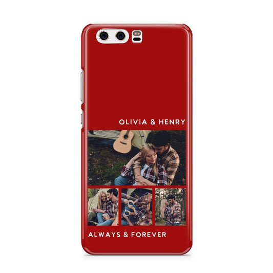 Couples Photo Collage Personalised Huawei P10 Phone Case