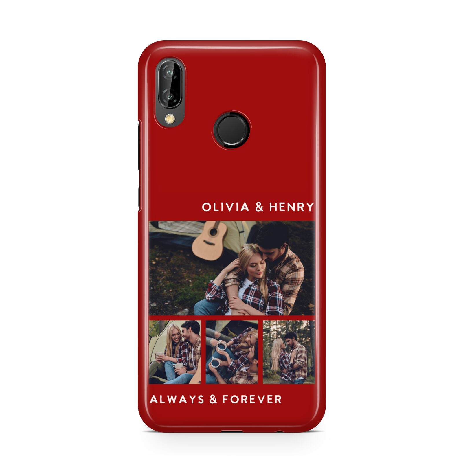 Couples Photo Collage Personalised Huawei P20 Lite Phone Case