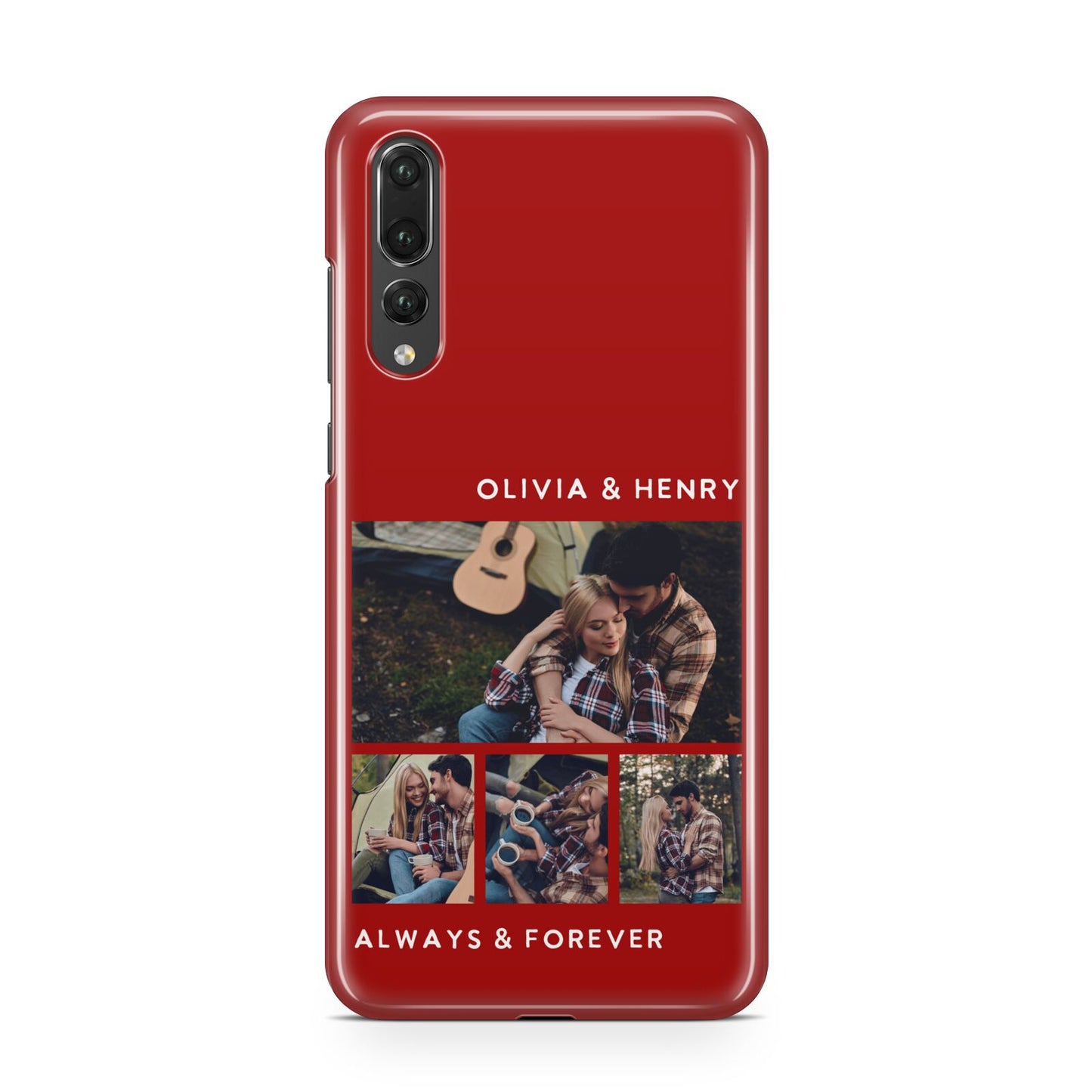 Couples Photo Collage Personalised Huawei P20 Pro Phone Case