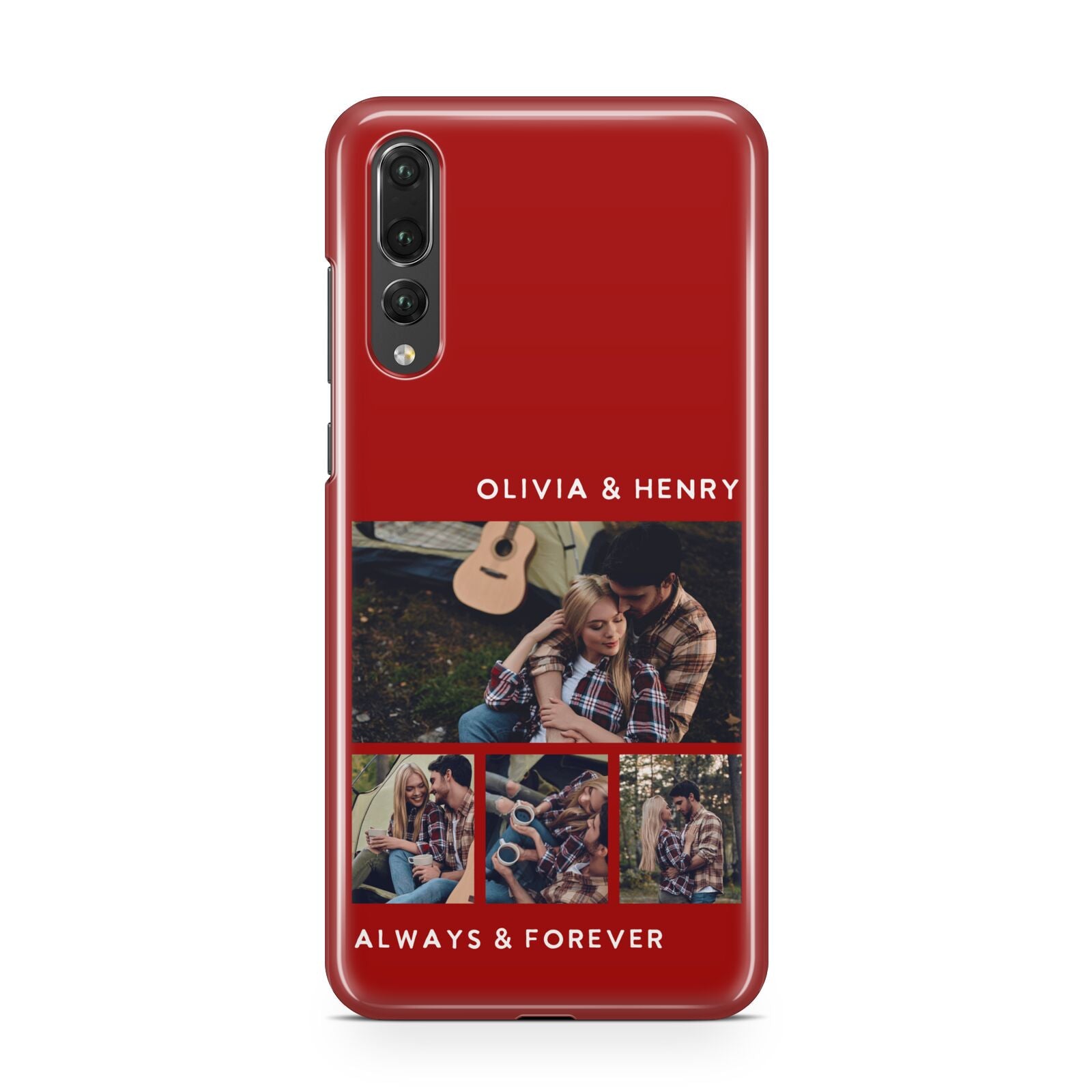 Couples Photo Collage Personalised Huawei P20 Pro Phone Case