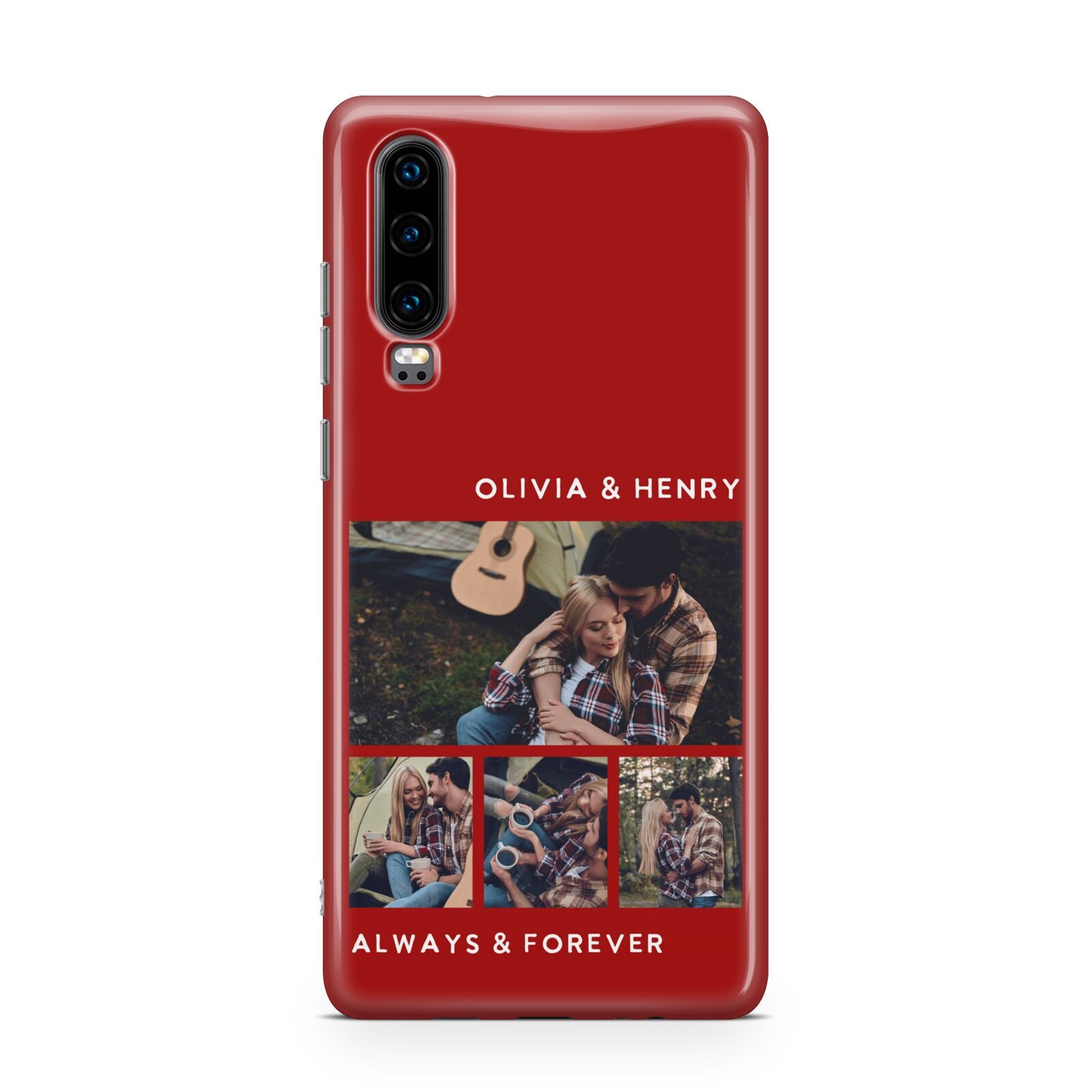 Couples Photo Collage Personalised Huawei P30 Phone Case