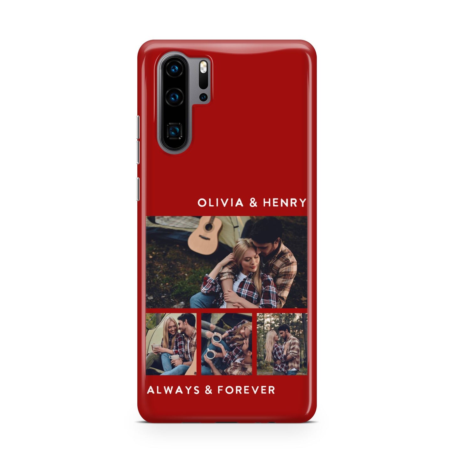 Couples Photo Collage Personalised Huawei P30 Pro Phone Case