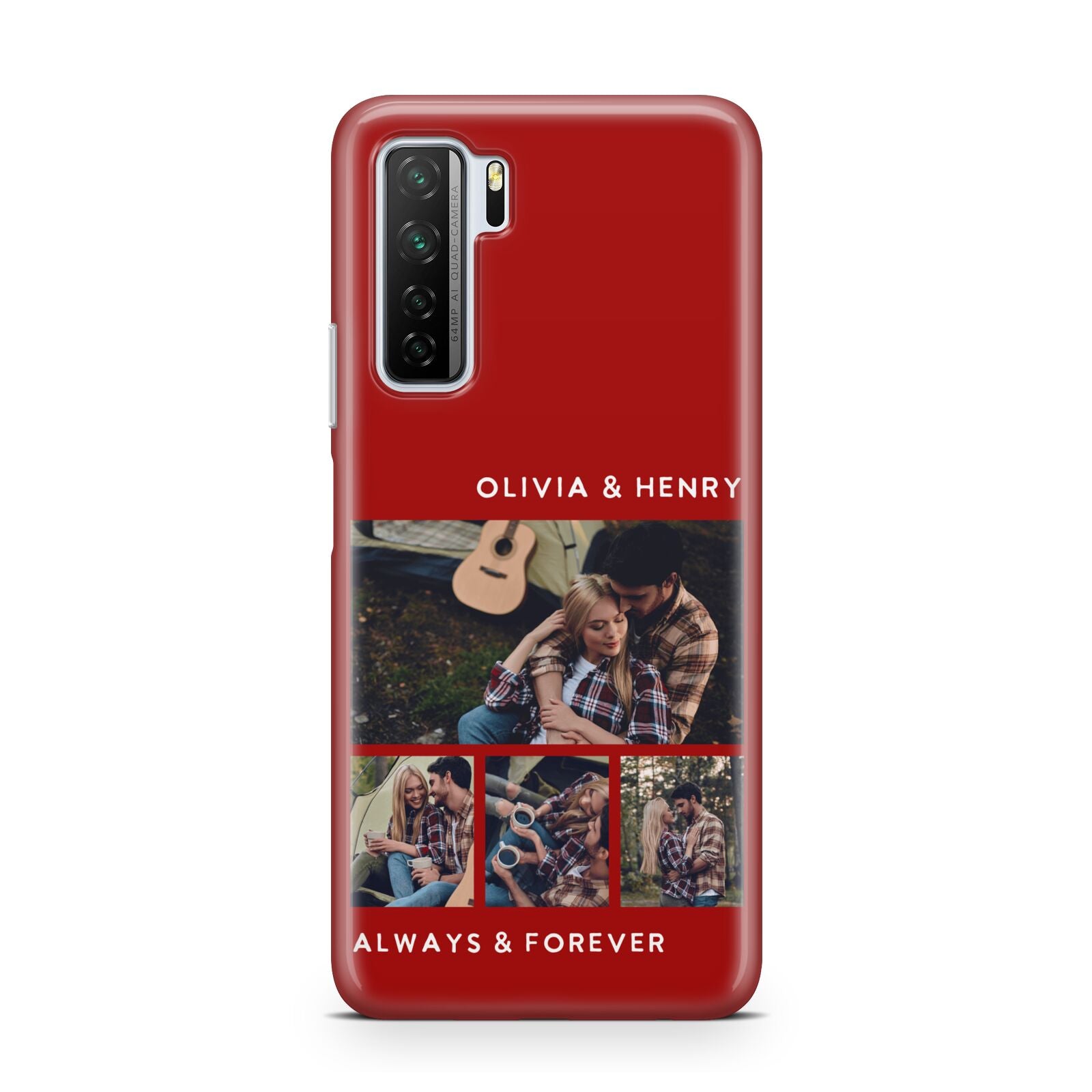 Couples Photo Collage Personalised Huawei P40 Lite 5G Phone Case