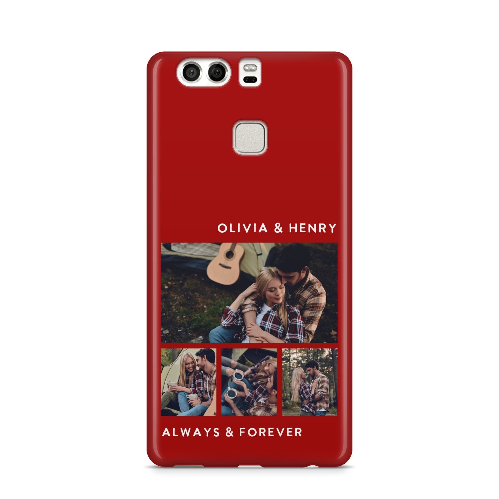 Couples Photo Collage Personalised Huawei P9 Case