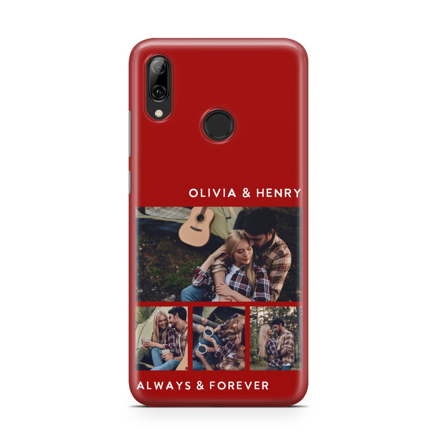 Couples Photo Collage Personalised Huawei Y7 2019