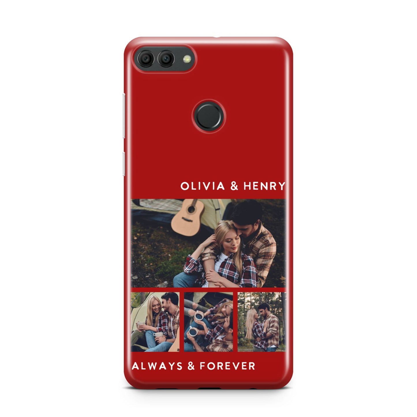 Couples Photo Collage Personalised Huawei Y9 2018