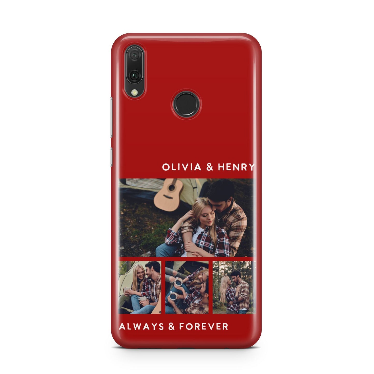 Couples Photo Collage Personalised Huawei Y9 2019