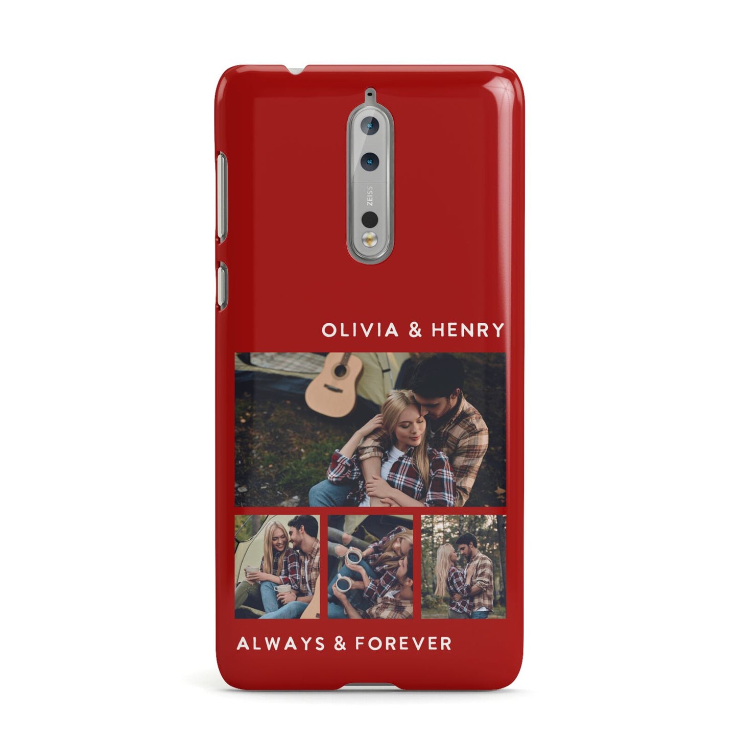 Couples Photo Collage Personalised Nokia Case