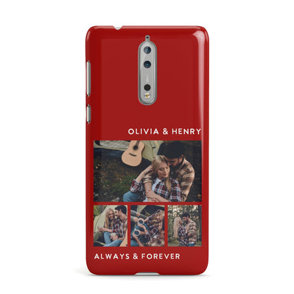 Couples Photo Collage Personalised Nokia Case