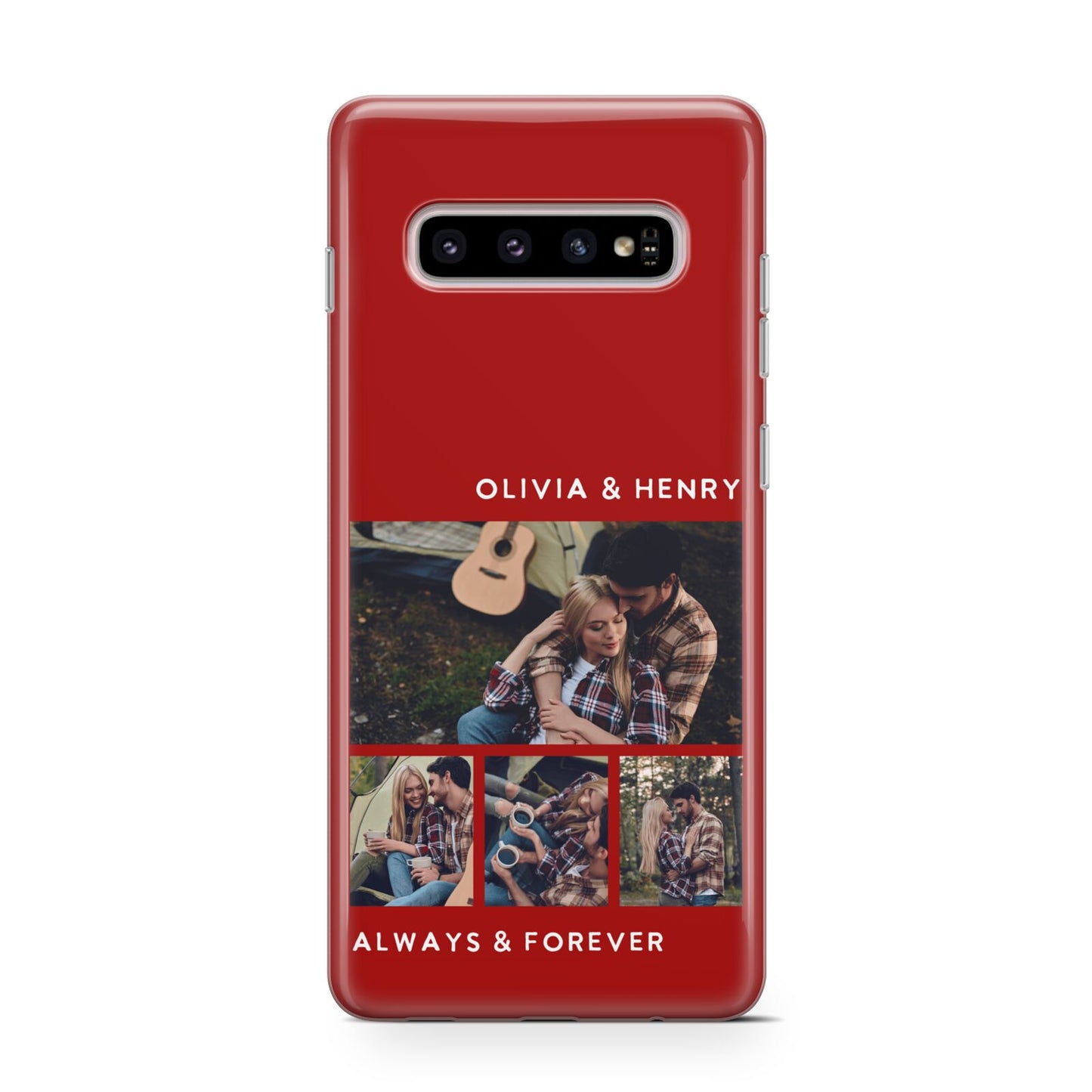 Couples Photo Collage Personalised Protective Samsung Galaxy Case