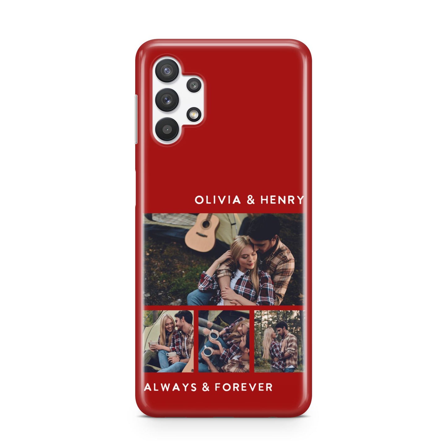 Couples Photo Collage Personalised Samsung A32 5G Case