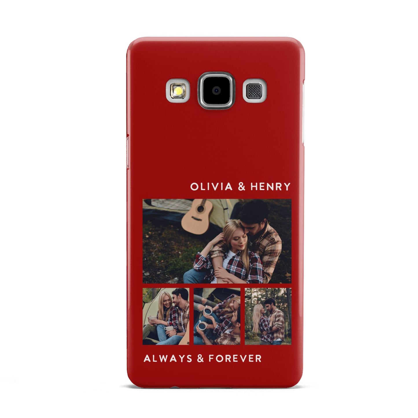 Couples Photo Collage Personalised Samsung Galaxy A5 Case