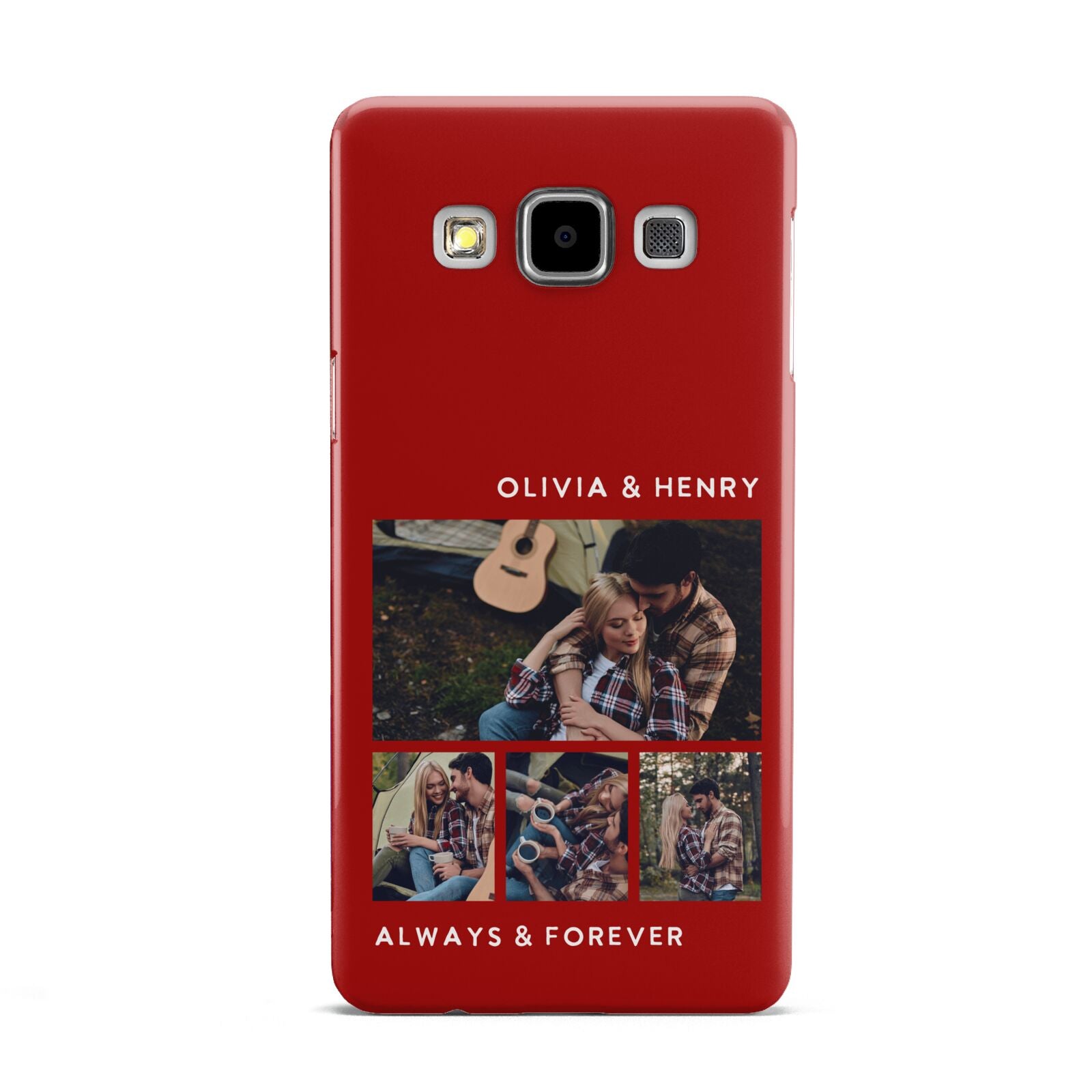 Couples Photo Collage Personalised Samsung Galaxy A5 Case