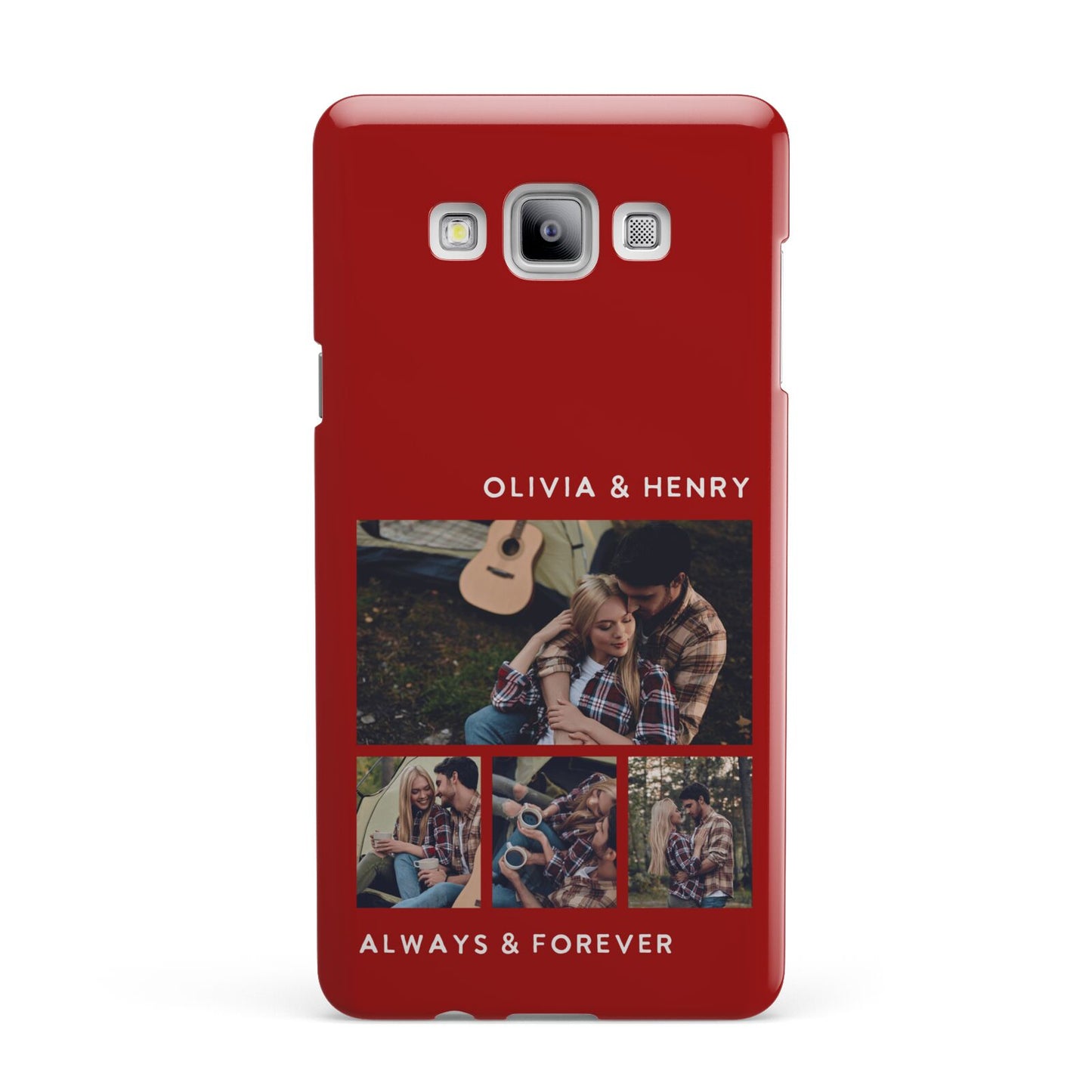 Couples Photo Collage Personalised Samsung Galaxy A7 2015 Case