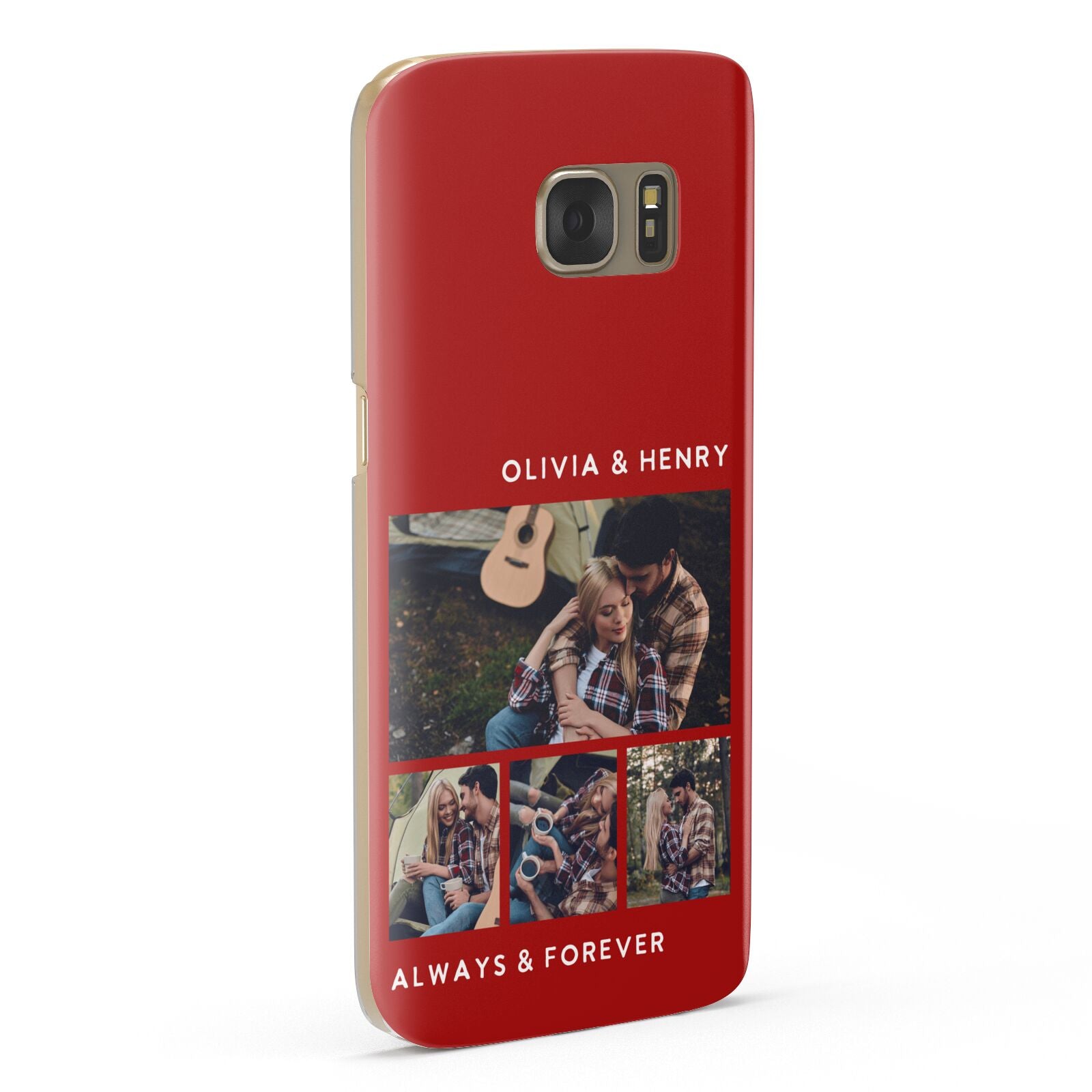 Couples Photo Collage Personalised Samsung Galaxy Case Fourty Five Degrees