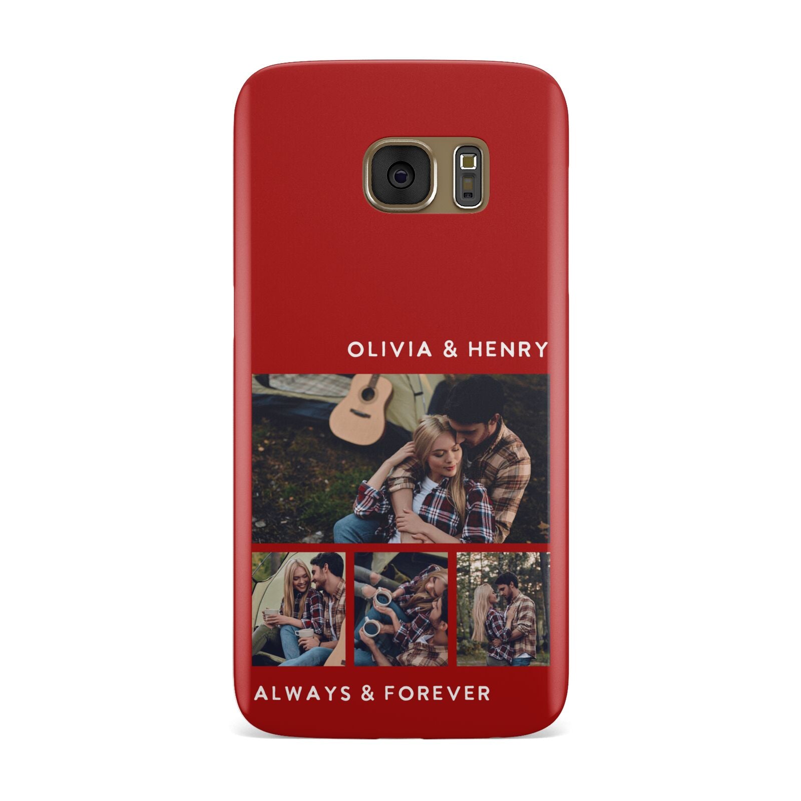 Couples Photo Collage Personalised Samsung Galaxy Case