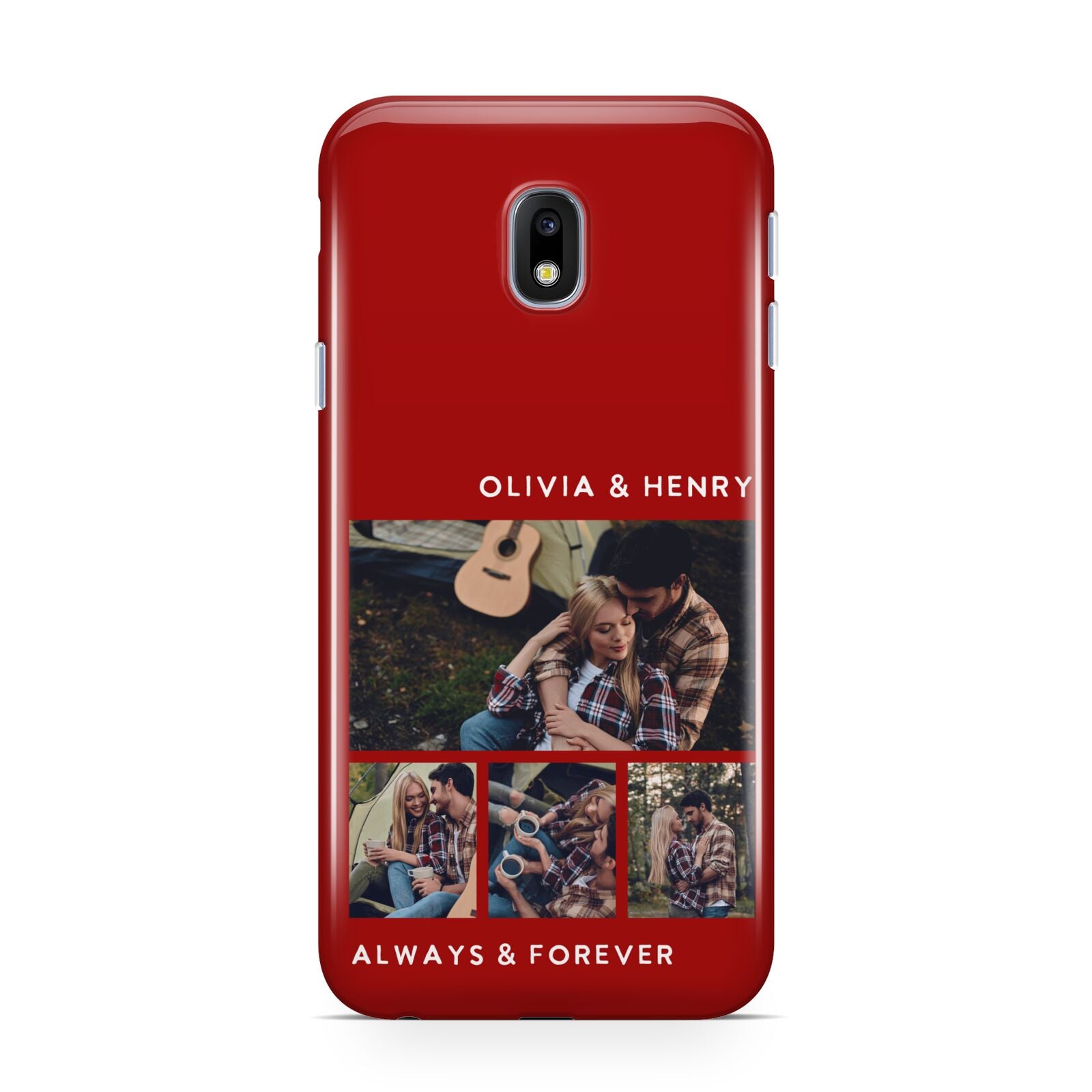 Couples Photo Collage Personalised Samsung Galaxy J3 2017 Case