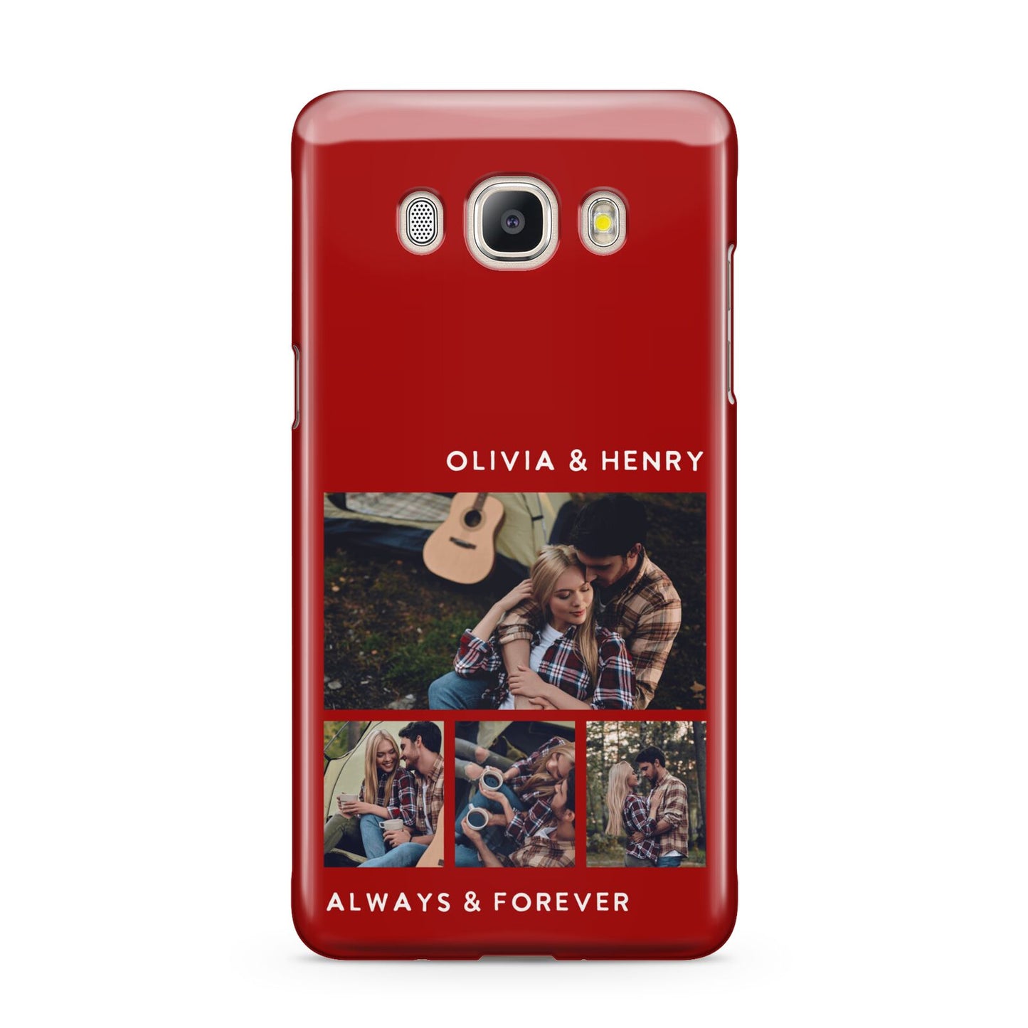 Couples Photo Collage Personalised Samsung Galaxy J5 2016 Case