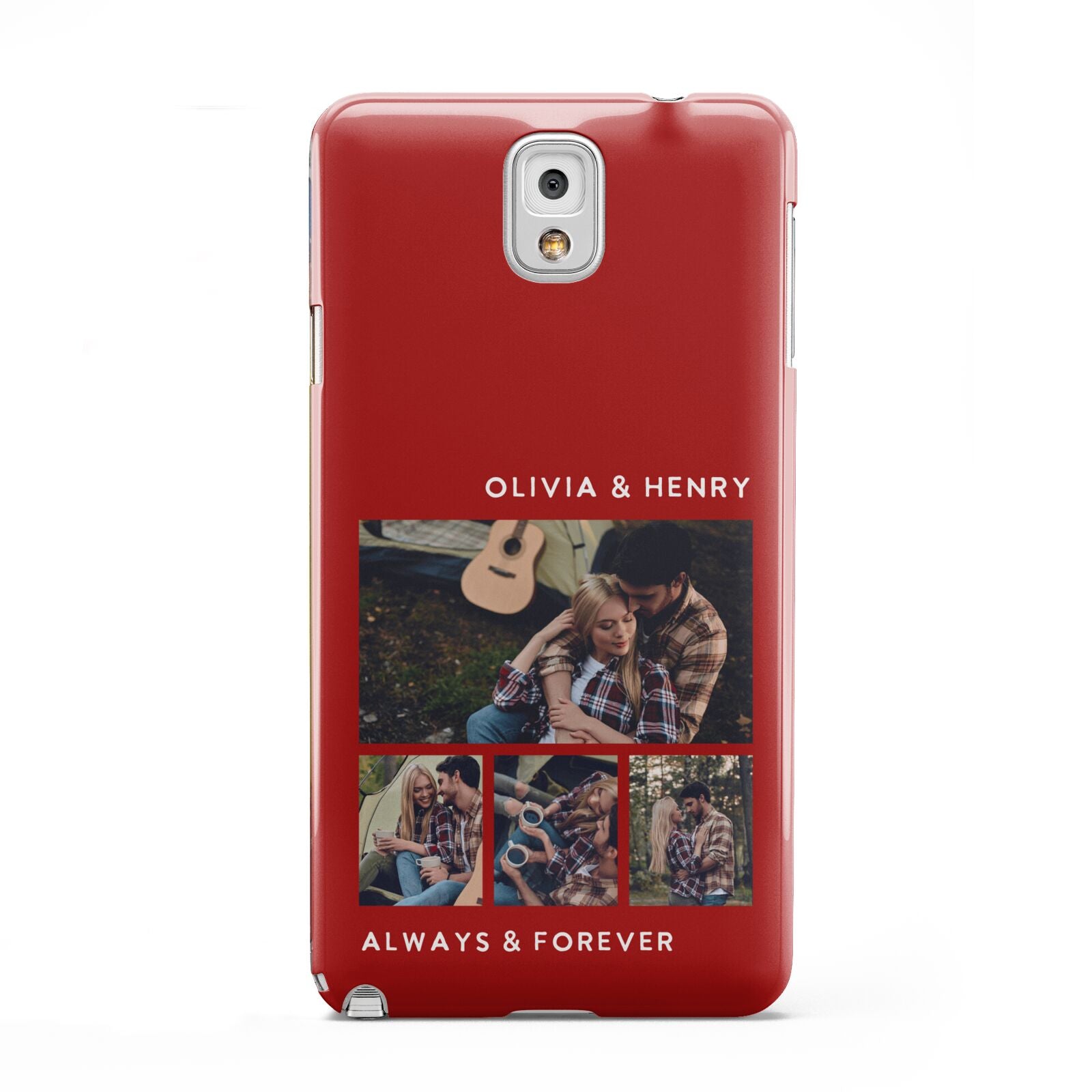 Couples Photo Collage Personalised Samsung Galaxy Note 3 Case