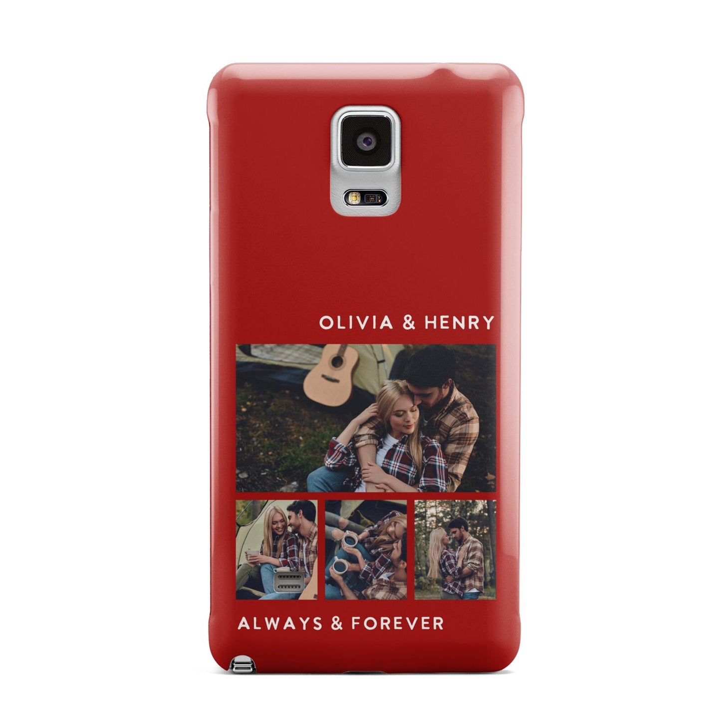 Couples Photo Collage Personalised Samsung Galaxy Note 4 Case