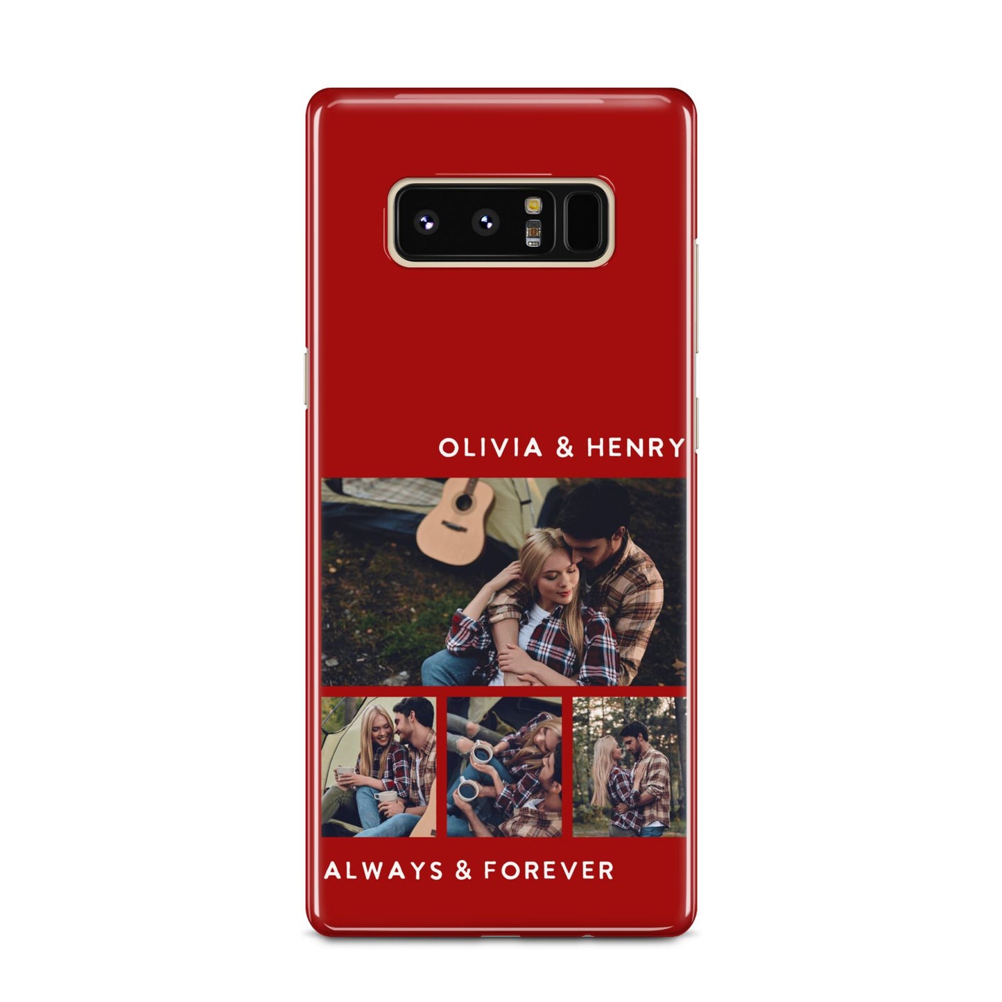 Couples Photo Collage Personalised Samsung Galaxy Note 8 Case