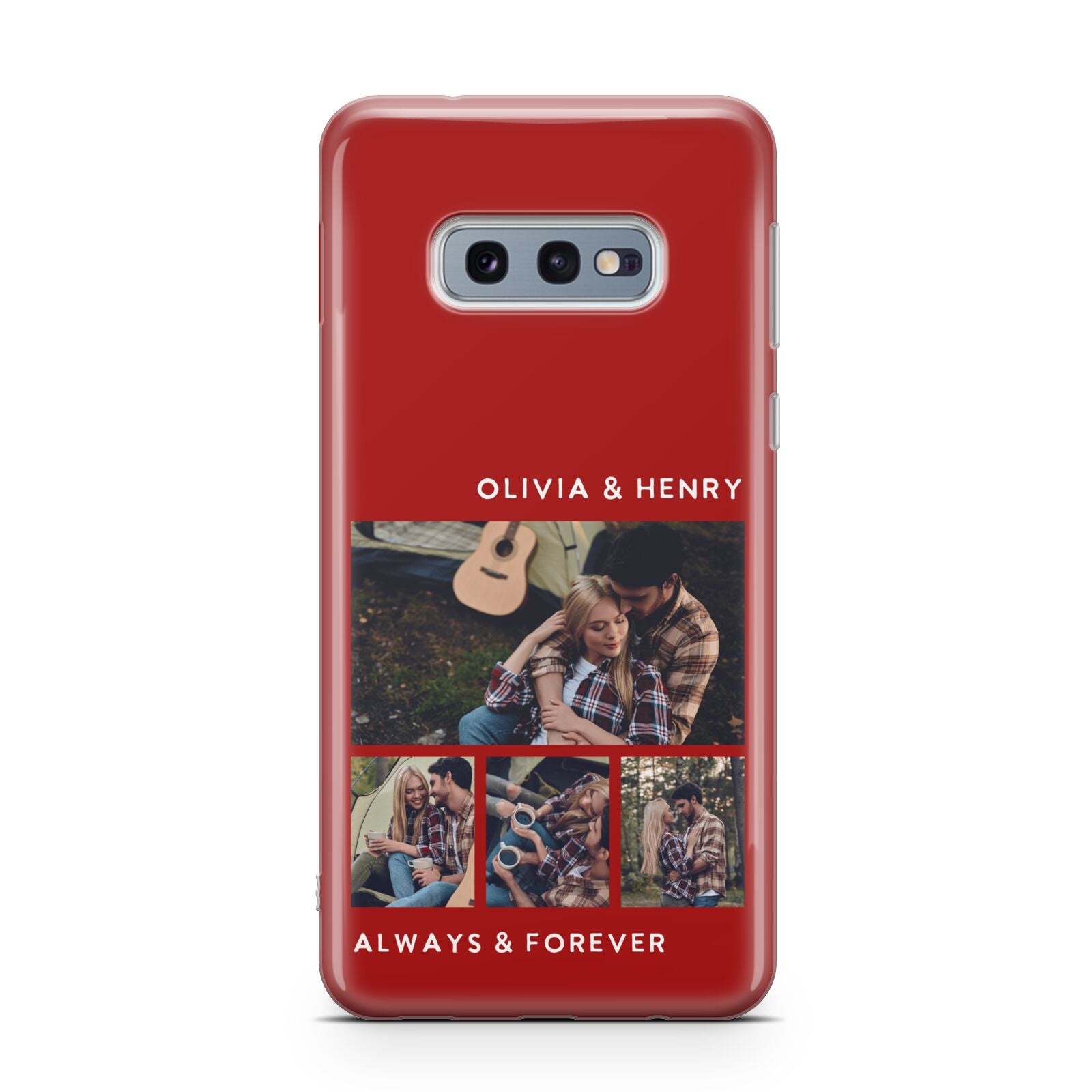 Couples Photo Collage Personalised Samsung Galaxy S10E Case