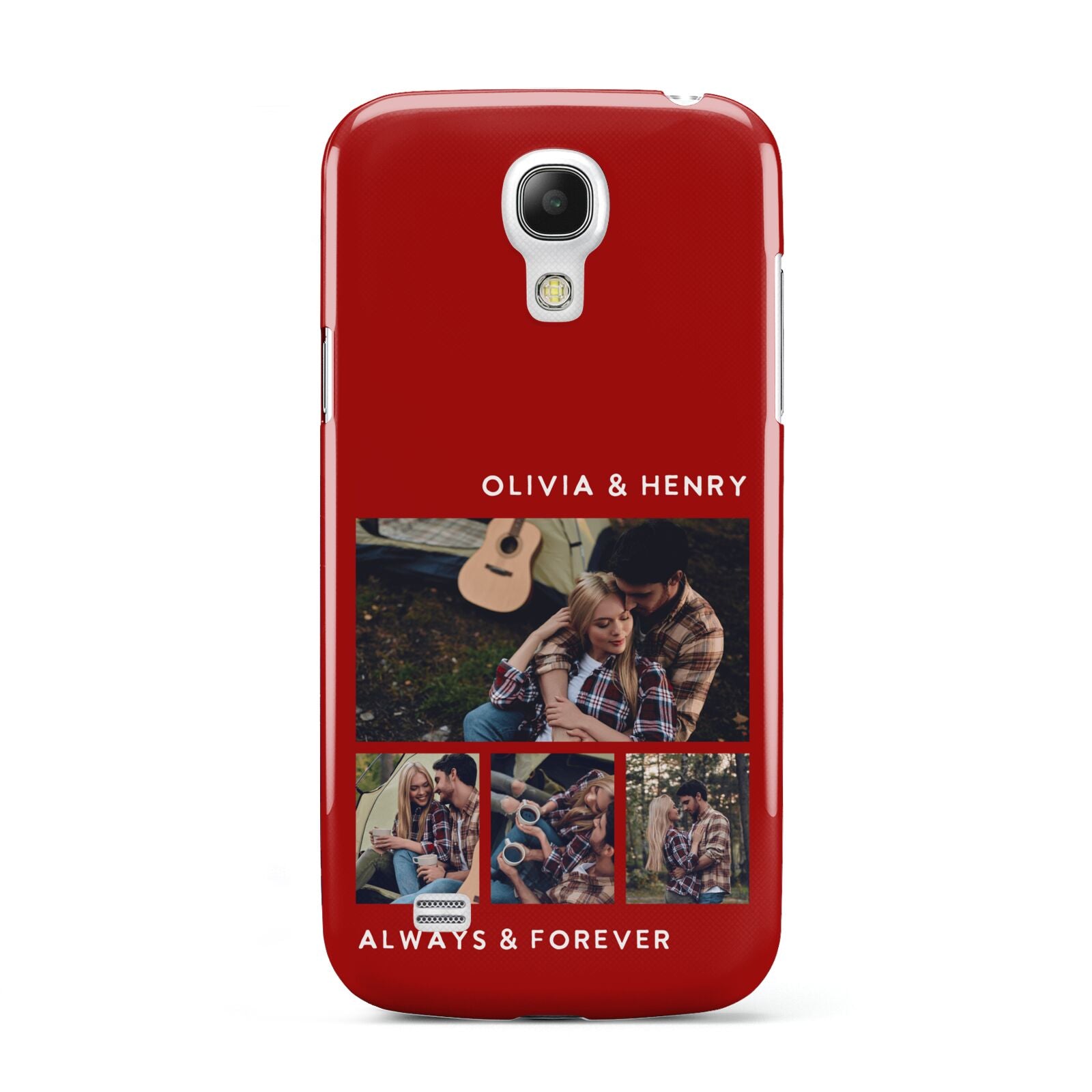 Couples Photo Collage Personalised Samsung Galaxy S4 Mini Case