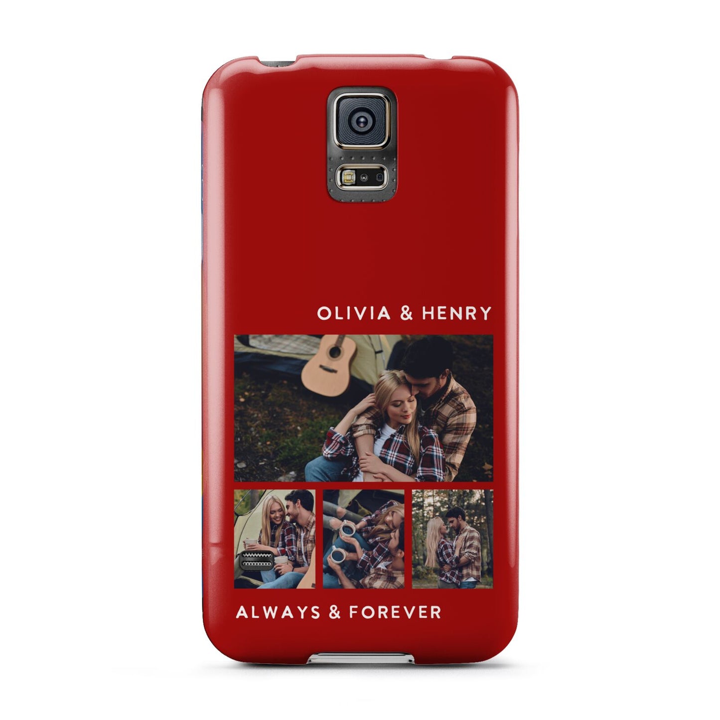 Couples Photo Collage Personalised Samsung Galaxy S5 Case