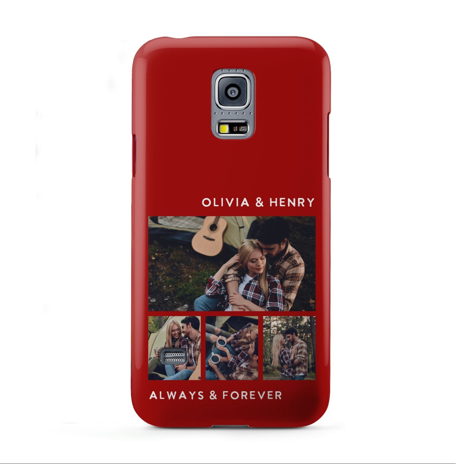 Couples Photo Collage Personalised Samsung Galaxy S5 Mini Case