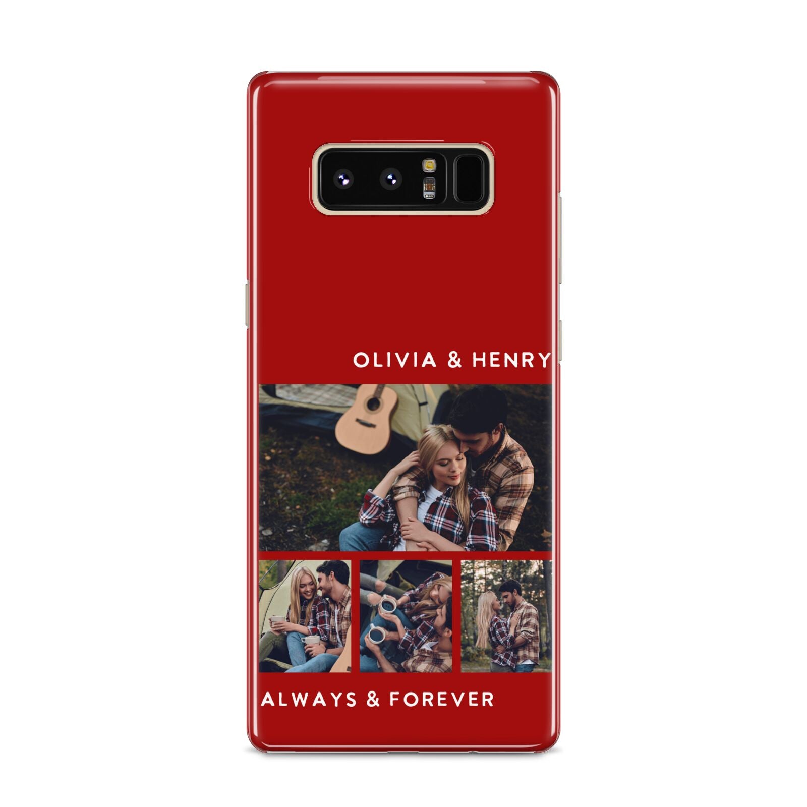 Couples Photo Collage Personalised Samsung Galaxy S8 Case