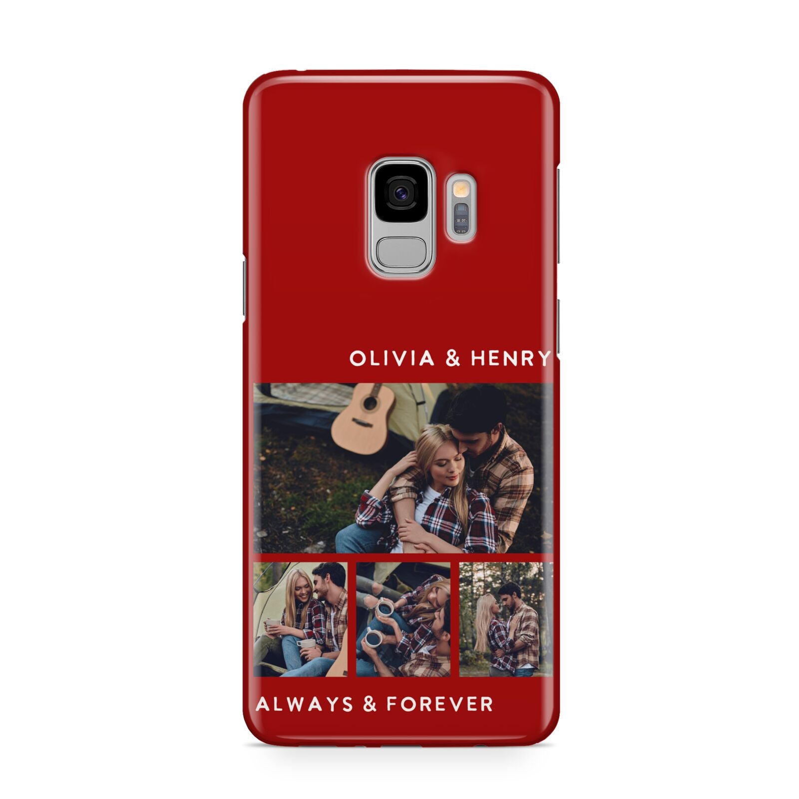 Couples Photo Collage Personalised Samsung Galaxy S9 Case