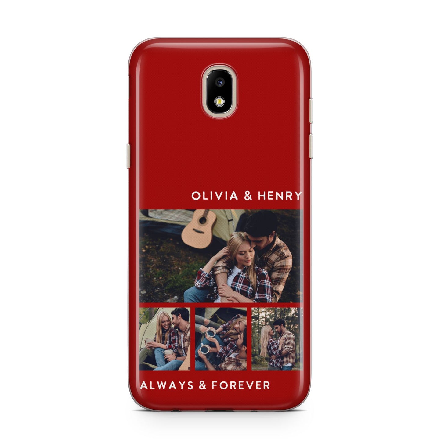 Couples Photo Collage Personalised Samsung J5 2017 Case