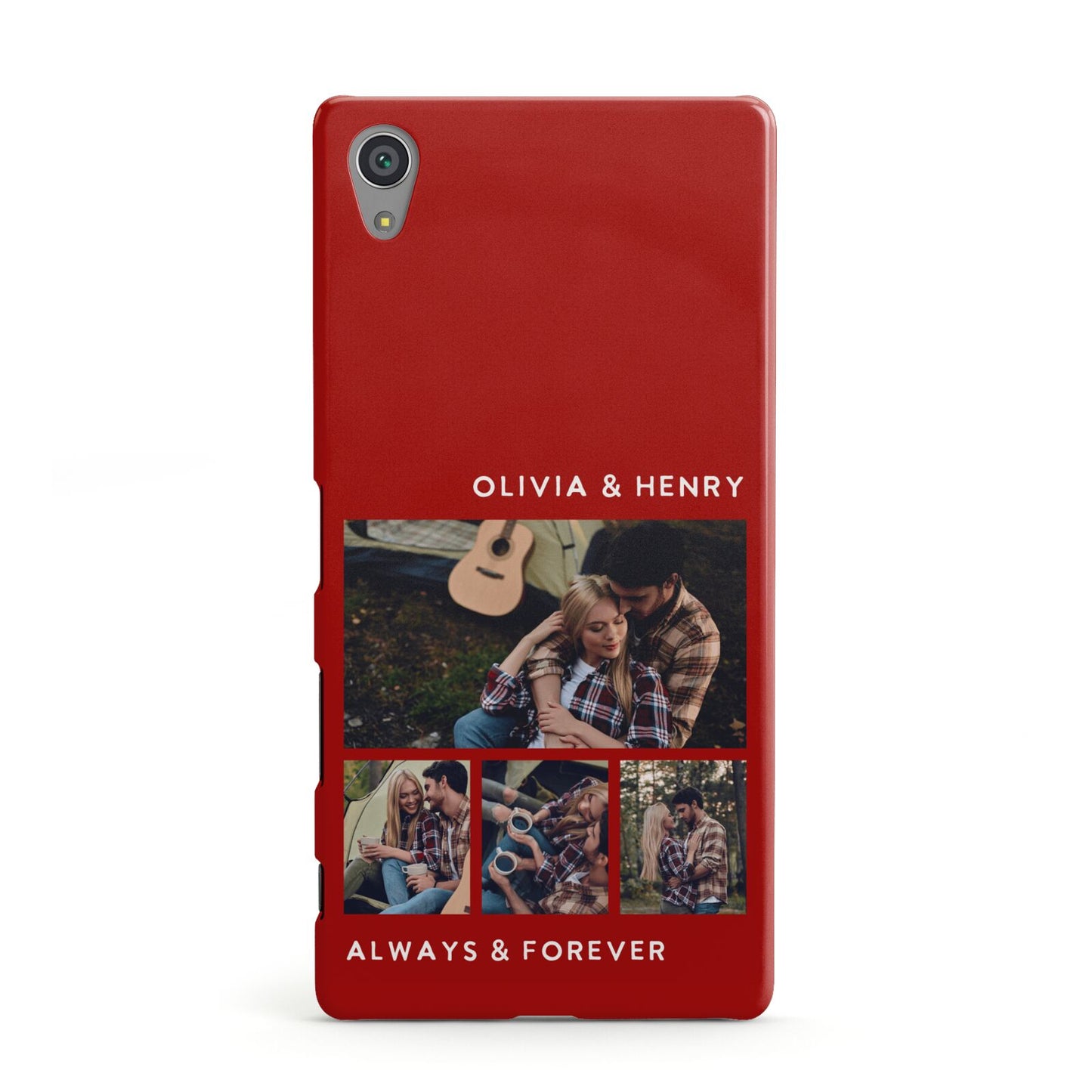 Couples Photo Collage Personalised Sony Xperia Case