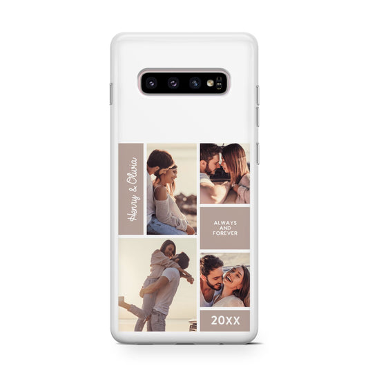 Couples Valentine Photo Collage Personalised Protective Samsung Galaxy Case