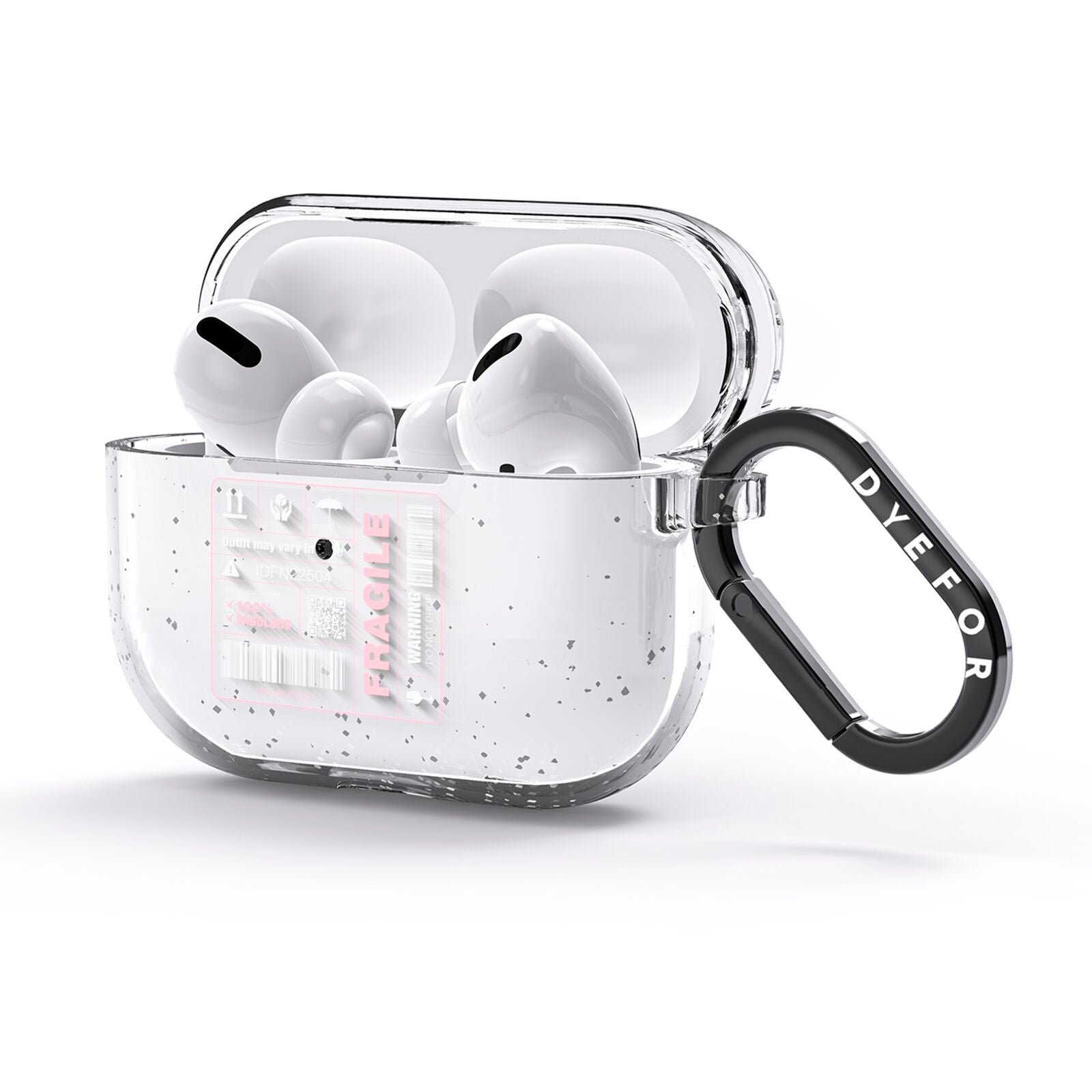 Courier Label AirPods Glitter Case 3rd Gen Side Image