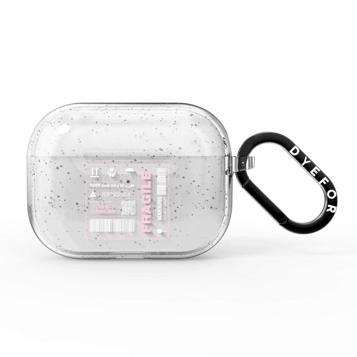 Courier Label AirPods Pro Glitter Case