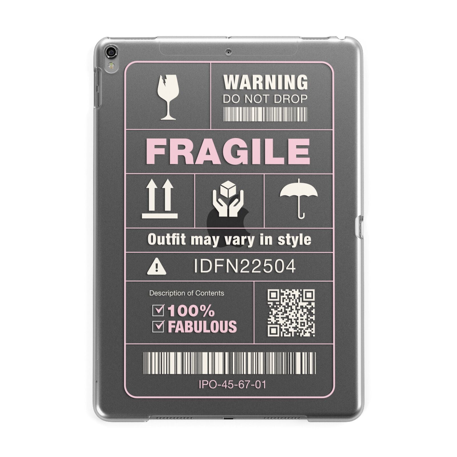 Courier Label Apple iPad Grey Case