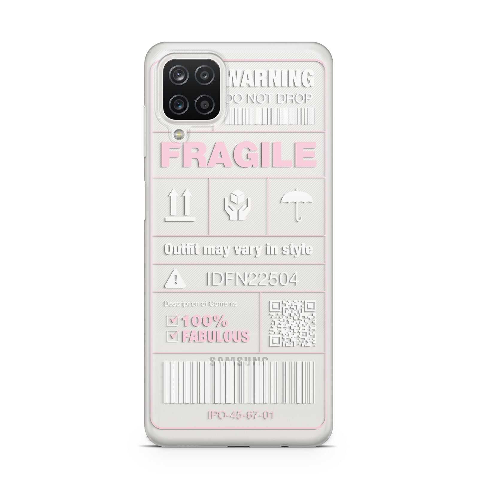 Courier Label Samsung A12 Case