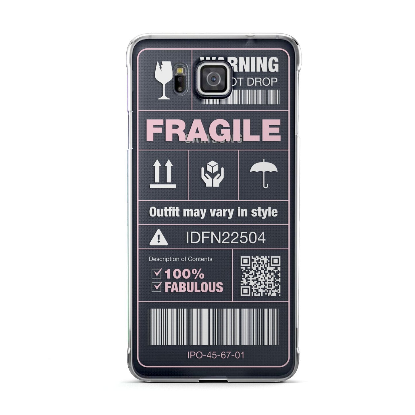 Courier Label Samsung Galaxy Alpha Case