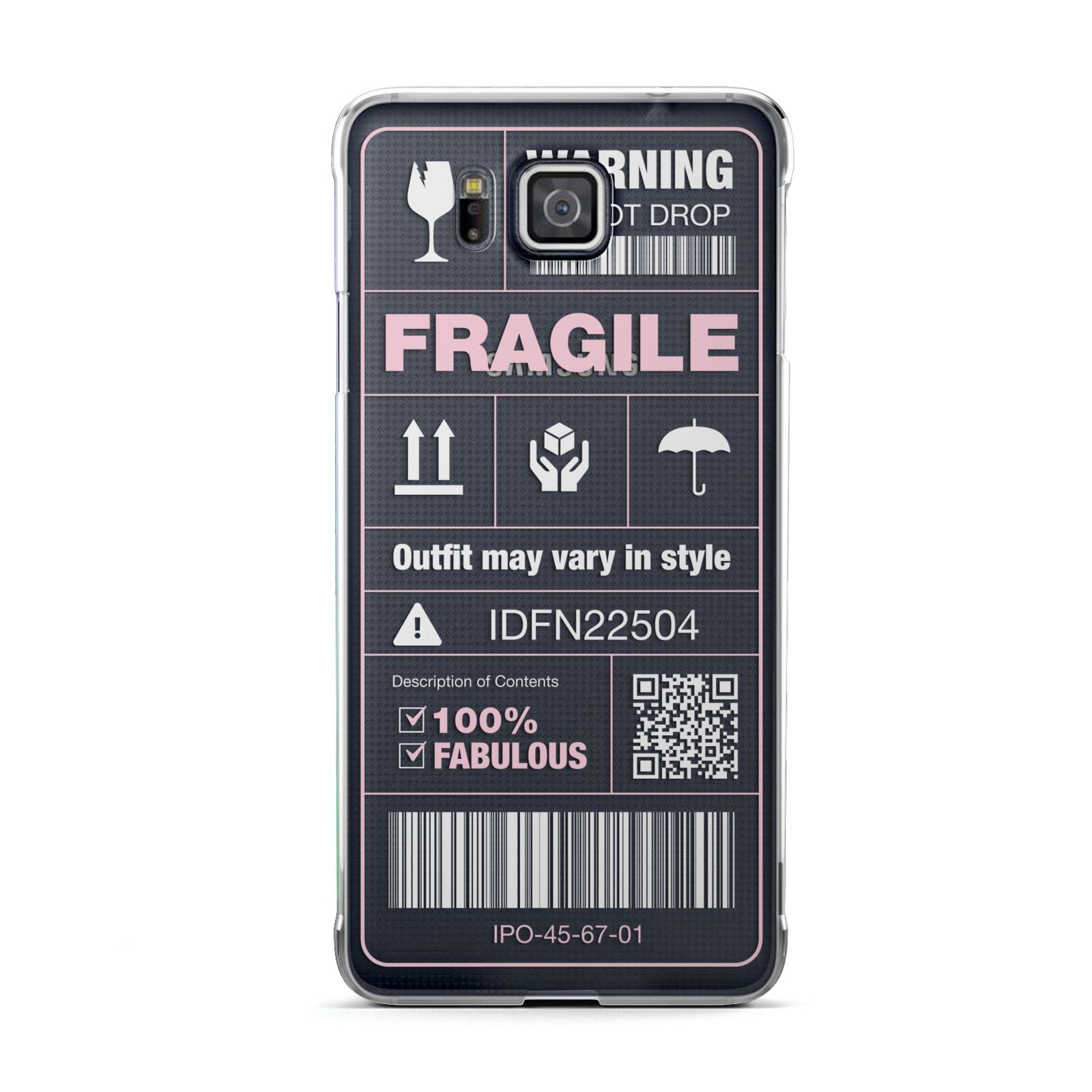 Courier Label Samsung Galaxy Alpha Case