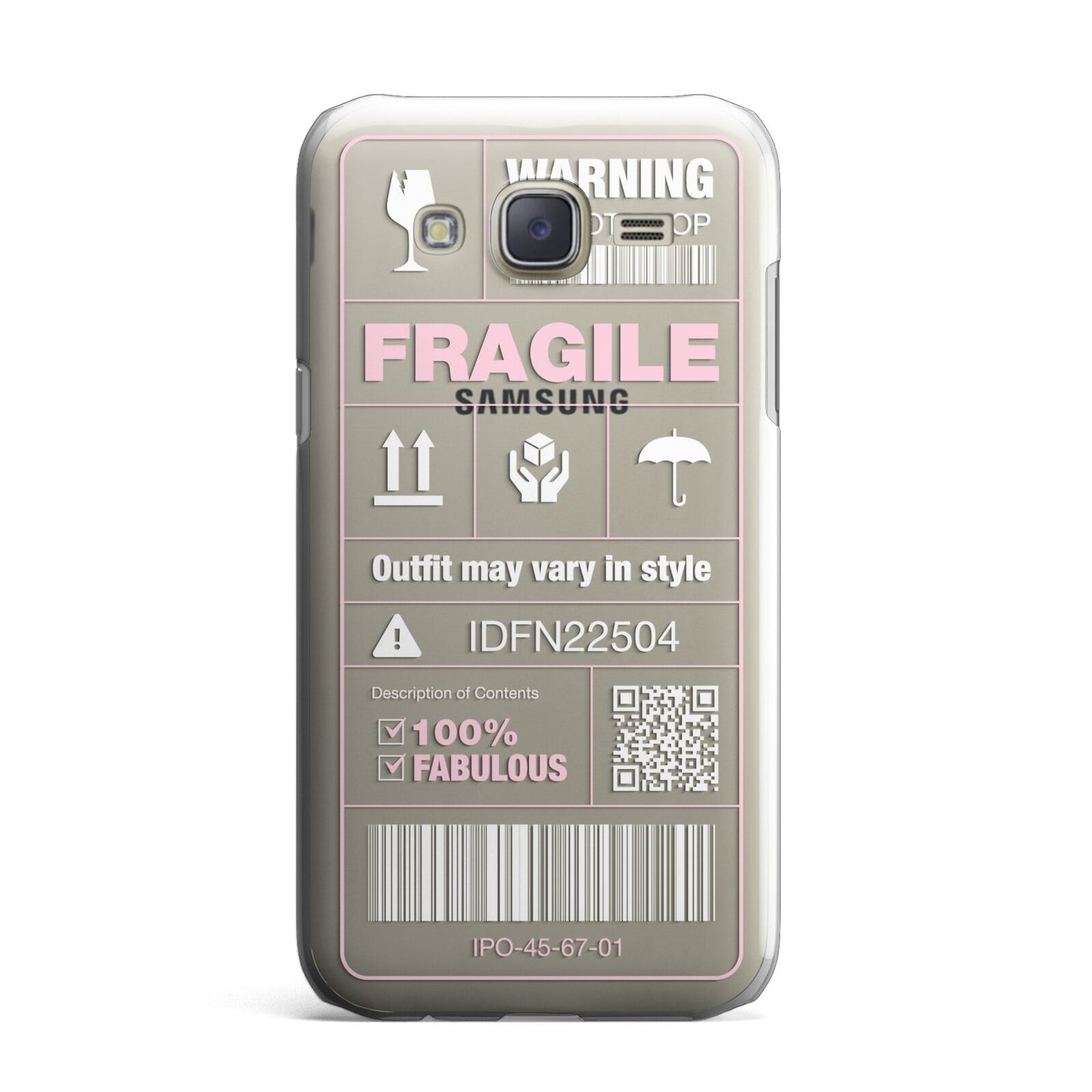 Courier Label Samsung Galaxy J7 Case