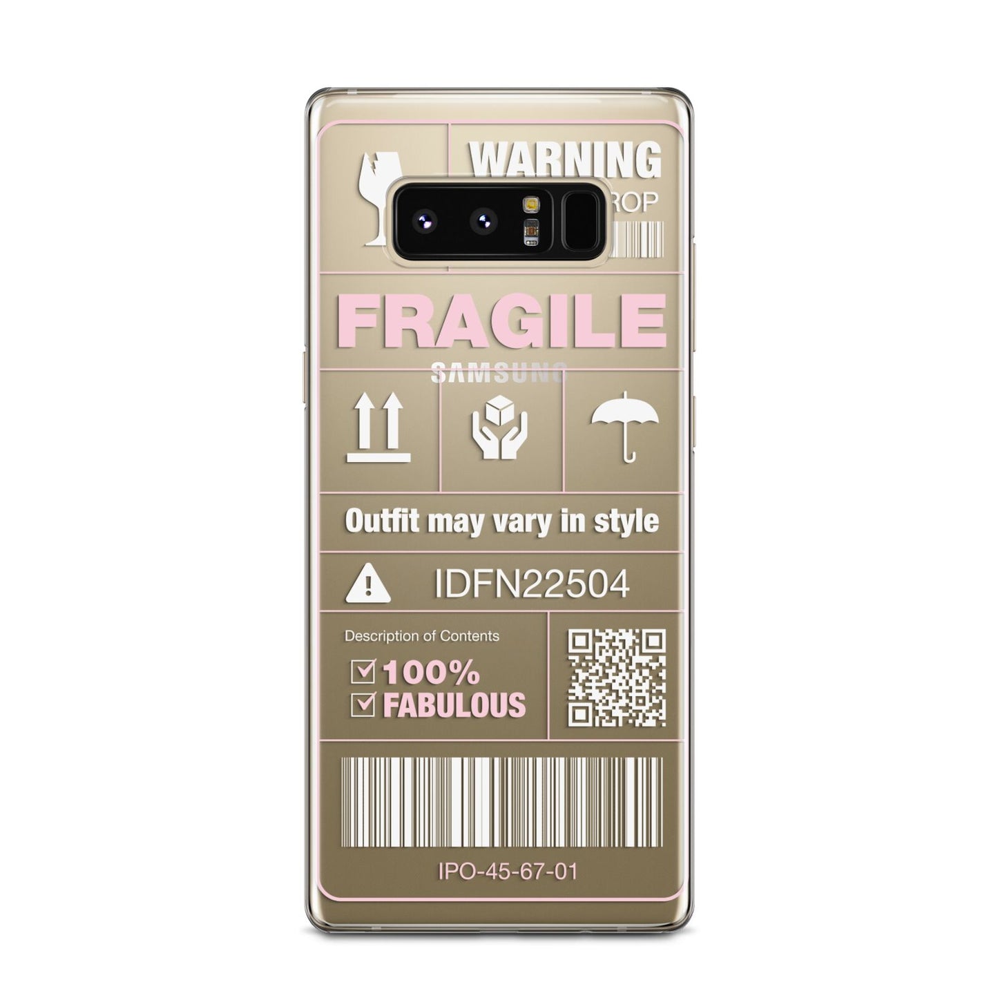 Courier Label Samsung Galaxy Note 8 Case