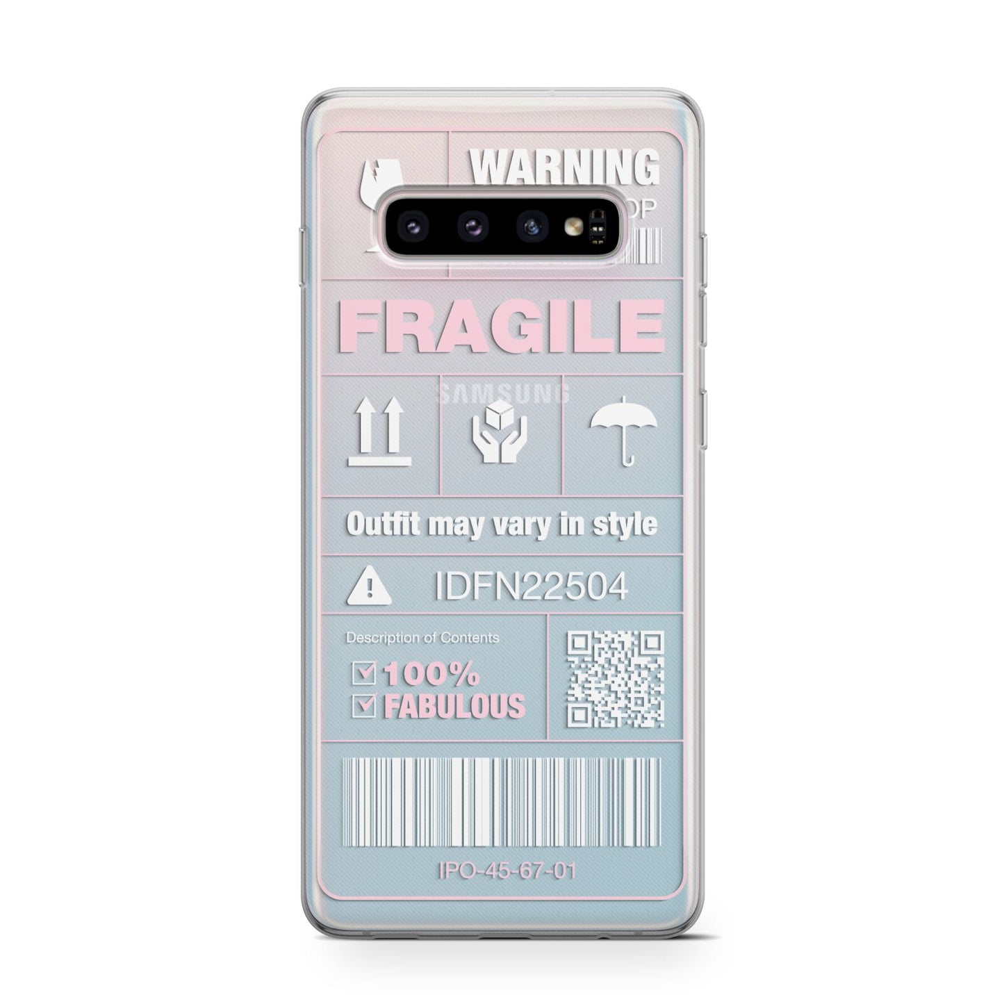 Courier Label Samsung Galaxy S10 Case