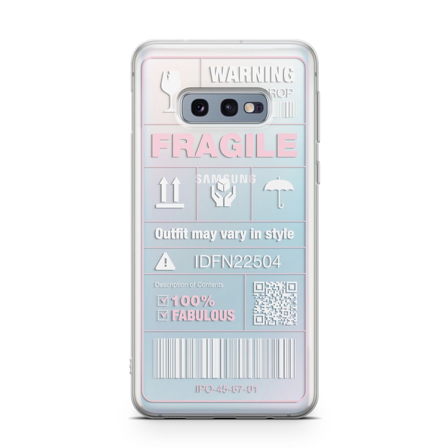 Courier Label Samsung Galaxy S10E Case