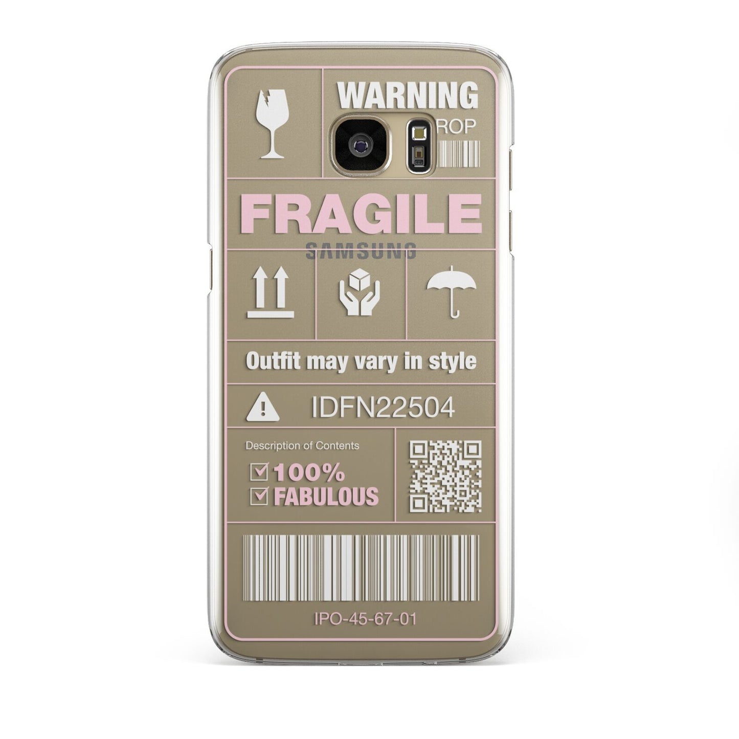 Courier Label Samsung Galaxy S7 Edge Case