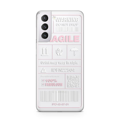 Courier Label Samsung S21 Case