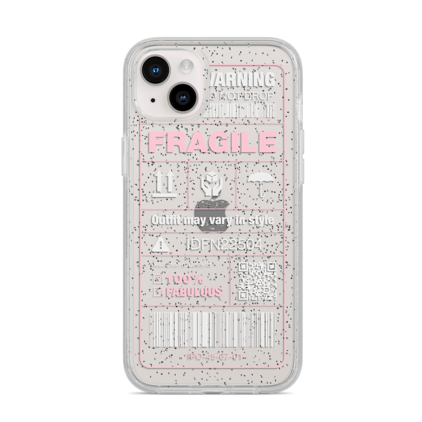 Courier Label iPhone 14 Plus Glitter Tough Case Starlight