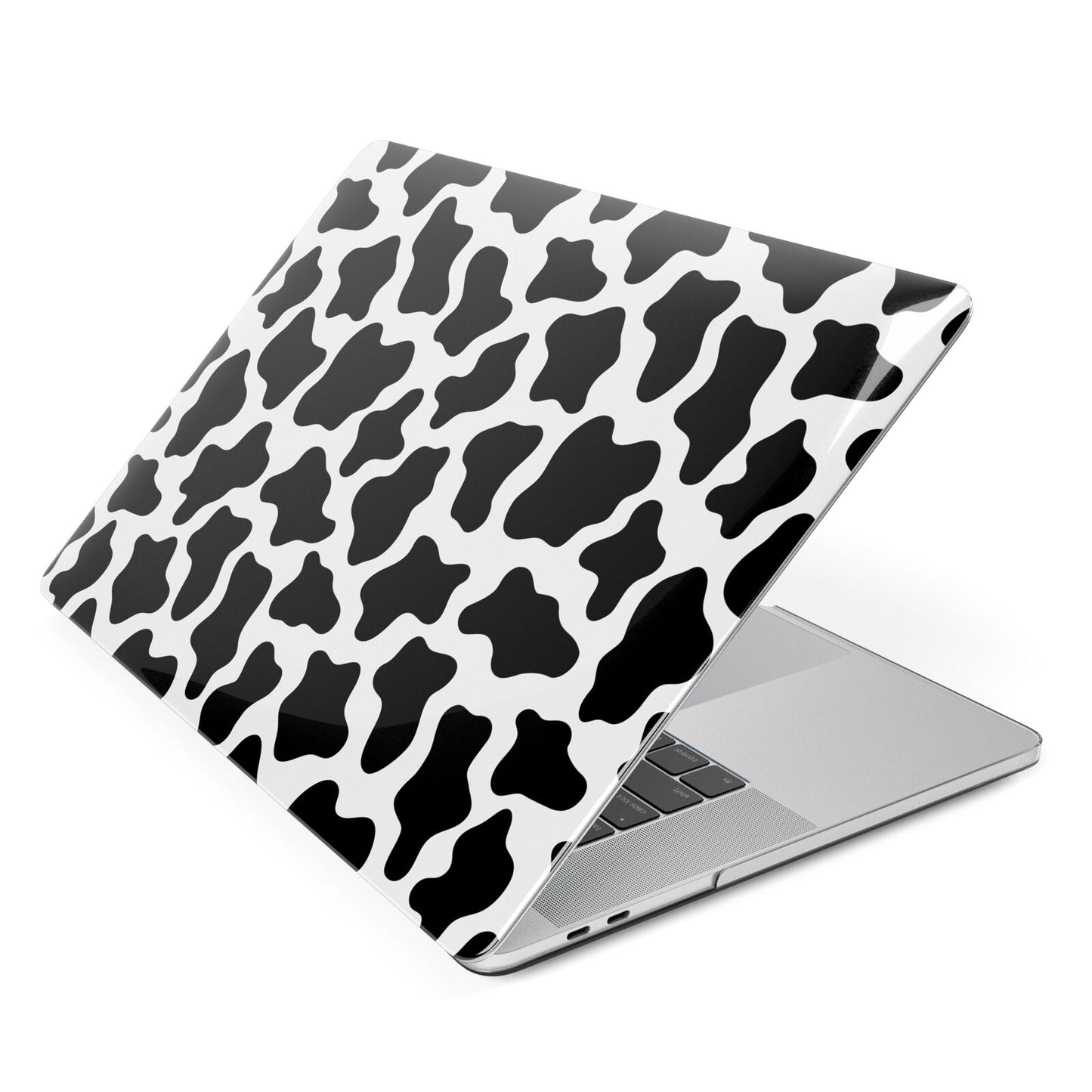 Cow Print Apple MacBook Case Side View