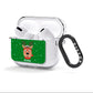 Create Your Own Reindeer Personalised AirPods Clear Case 3rd Gen Side Image